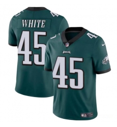 Men's Philadelphia Eagles #45 Devin White Green Vapor Untouchable Limited Football Stitched Jersey