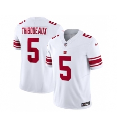 Men's Nike New York Giants #5 Kayvon Thibodeaux White 2023 F.U.S.E. Vapor Untouchable Limited Stitched Jersey