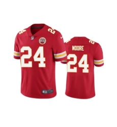 Men's Kansas City Chiefs #24 Skyy Moore Red Vapor Untouchable Limited Stitched Football Jersey