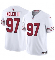 Men's Arizona Cardinals #97 Walter Nolen III White 2025 Draft F.U.S.E. Vapor Untouchable Limited Football Stitched Jersey