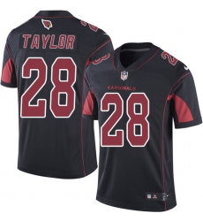 Men's Nike Arizona Cardinals #28 Jamar Taylor Limited Black Rush Vapor Untouchable NFL Jersey