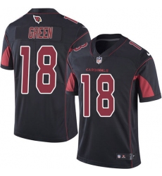 Youth Nike Arizona Cardinals #18 A.J. Green Black Stitched NFL Limited Rush Jersey