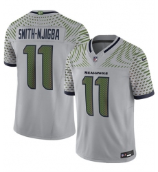 Men's Seattle Seahawks #11 Jaxon Smith-Njigba Gray 2025 F.U.S.E. “Rivalries” Vapor Untouchable Limited Football Stitched Jersey Men's Seattle Seahawks #11 Jaxon Smith-Njigba Gray 2025 F.U.S.E. “Rivalries” Vapor Untouchable Limited Football Stitched Jersey