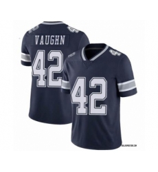 Men's Dallas Cowboys #42 Deuce Vaughn Navy Vapor Limited Stitched Jersey