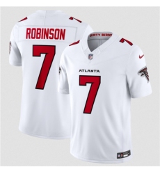 Men's Atlanta Falcons #7 Bijan Robinson White 2026 New F.U.S.E. Vapor Untouchable Limited Football Stitched Jersey