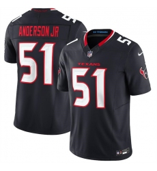 Youth Houston Texans #51 Will Anderson Jr. Navy 2024 Vapor F.U.S.E. Limited Football Stitched Jersey Youth Houston Texans #51 Will Anderson Jr. Navy 2024 Vapor F.U.S.E. Limited Football Stitched Jersey