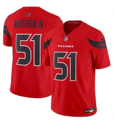 Youth Houston Texans #51 Will Anderson Jr. Red 2024 Alternate F.U.S.E Vapor Football Stitched Jersey Youth Houston Texans #51 Will Anderson Jr. Red 2024 Alternate F.U.S.E Vapor Football Stitched Jersey