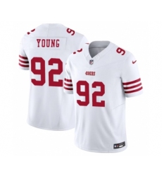 Men's San Francisco 49ers #92 Chase Young White 2023 F.U.S.E. Football Stitched Jersey