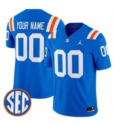 Men's Florida Gators ACTIVE PLAYER Custom Royal F.U.S.E. 1960s Throwback Vaport Limited Stitched Jersey