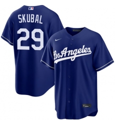 Men's Los Angeles Dodgers #29 Tarik Skubal Royal Alternate Stitched Baseball Jersey