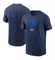 Men's Detroit Tigers Navy 2024 City Connect Large Logo T-Shirt
