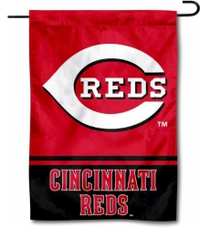 2Pcs Cincinnati Reds Double Sided Garden Flag