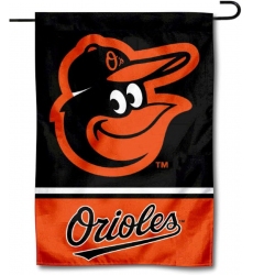 2Pcs WinCraft Baltimore Orioles Double Sided Garden Flag