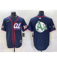 Men's American League Oakland Athletics Team Big Logo Navy 2025 All-Star Edition Limited Stitched Baseball Jersey