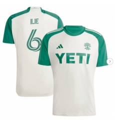Mens Austin FC Ilie Sanchez adidas Tan 2024 The Armadillo Kit Replica Player Jersey