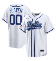 Men's Italy Baseball Active Player Custom 2026 World Baseball Classic Home Stadium Stitched Jersey