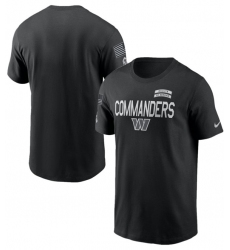 Men's Washington Commanders Black 2026 Salute to Service Sideline Dri-FIT T-Shirt