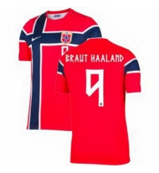 Men 9 Norway Erling Haaland 2026 Home Stadium Replica Jersey 1