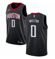 Men's Nike Houston Rockets #0 De'Anthony Melton Swingman Black NBA Jersey Statement Edition