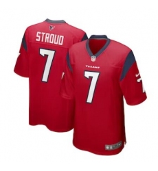 Men's Houston Texans #7 C.J. Stroud Nike Red 2023 NFL Draft First Round Pick Limited Jersey