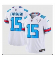 Women's Houston Texans #15 Ka'imi Fairbairn White 2026 F.U.S.E. Rivalries Collection Limited Football Stitched Jersey