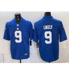 Men's New York Giants #9 Isaiah Likely Blue Vapor Untouchable Limited Football Stitched Jersey