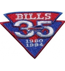 Stitched Buffalo Bills 35th Anniversary Jersey Patch
