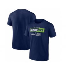 Men's Seattle Seahawks Navy x Bud Light T-Shirt