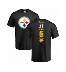 Pittsburgh Steelers #51 Mark Barron Black Backer T-Shirt