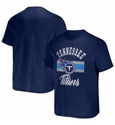 Men's Tennessee Titans Navy X Darius Rucker Collection Stripe T Shirt