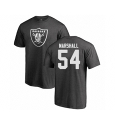 Football Oakland Raiders #54 Brandon Marshall Ash One Color T-Shirt
