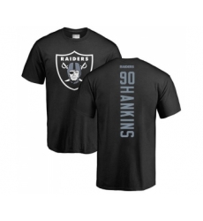 Football Oakland Raiders #90 Johnathan Hankins Black Backer T-Shirt