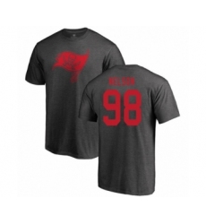 Football Tampa Bay Buccaneers #98 Anthony Nelson Ash One Color T-Shirt