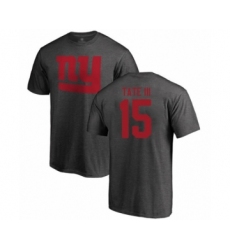 Football New York Giants #15 Golden Tate III Ash One Color T-Shirt
