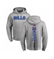 Football Buffalo Bills #22 Marcus Murphy Ash Backer Pullover Hoodie