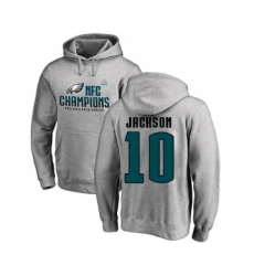 Philadelphia Eagles #10 DeSean Jackson Ash One Color Pullover Hoodie
