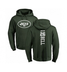 Football New York Jets #26 Le'Veon Bell Green Backer Pullover Hoodie