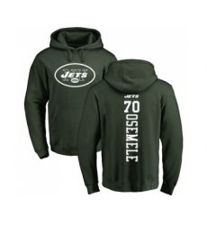 Football New York Jets #70 Kelechi Osemele Green Backer Pullover Hoodie