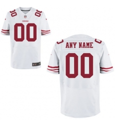 Men's San Francisco 49ers Nike White Custom Elite Jersey