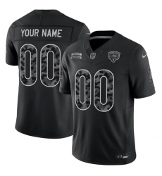 Men's Chicago Bears Active Player Custom Black F.U.S.E. 2026 Salute to Service Limited Football Stitched Jersey