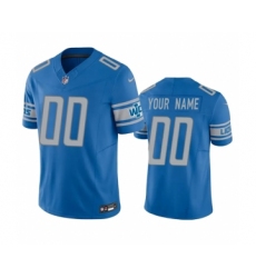 Men's Detroit Lions Active Player Custom Blue 2023 F.U.S.E. Vapor Untouchable Limited Stitched Jersey