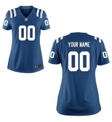 Women's Indianapolis Colts Nike Royal Blue Custom Game Jersey