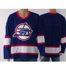 Winnipeg Jets Mens Customized Blue CCM Jersey