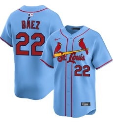Men's St. Louis Cardinals #22 Joshua Báez Red Cool Base Stitched Baseball Jersey