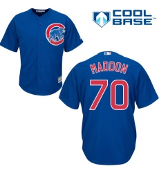 Youth Majestic Chicago Cubs #70 Joe Maddon Authentic Royal Blue Alternate Cool Base MLB Jersey