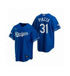 Men's Los Angeles Dodgers #31 Mike Piazza Royal 2020 World Series Champions Replica Jersey