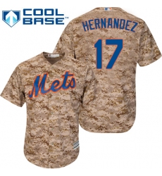 Men's Majestic New York Mets #17 Keith Hernandez Authentic Camo Alternate Cool Base MLB Jersey