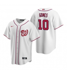 Men's Nike Washington Nationals #11 Ryan Zimmerman White Home Stitched Baseball Jersey