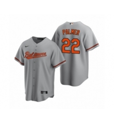 Women's Baltimore Orioles #22 Jim Palmer Nike Gray Replica Road Jersey