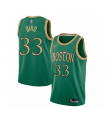 Youth Boston Celtics #33 Larry Bird Swingman Green Basketball Jersey - 2019 20 City Edition